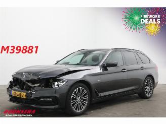 Schadeauto BMW 5-serie Touring 520i Aut. Sport-Line LED Navi Clima Cruise PDC AHK 2018/9