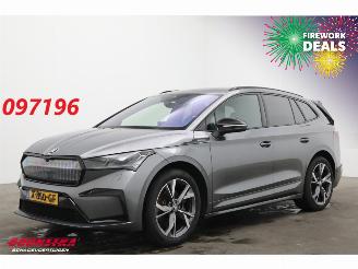 krockskadad bil auto Skoda Enyaq 80 Sportline LED ACC Memory Canton HUD SHZ AHK 2023/11