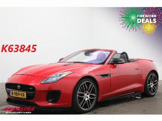 Voiture accidenté Jaguar F-type 2.0T Chequered Flag Meridian Memory Leder LED Apple Camera LRHZ SHZ 2019/7