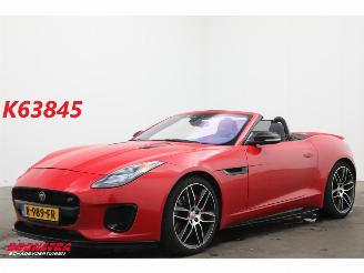 skadebil auto Jaguar F-type 2.0T Chequered Flag Meridian Memory Leder LED Apple Camera LRHZ SHZ 2019/7