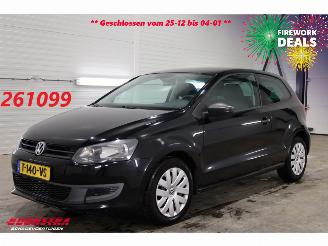krockskadad bil auto Volkswagen Polo 1.2 Easyline Airco Cruise SHZ 2010/5