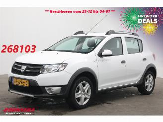 damaged passenger cars Dacia Sandero 0.9 TCe Bi-Fuel SL Stepway Navi Airco Cruise PDC AHK 127.312 km! 2016/1