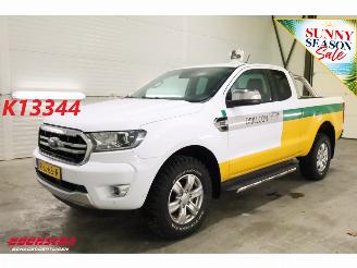 krockskadad bil bedrijf Ford Ranger 2.0 EcoBlue Limited Super Cab Leder ACC Navi Clima Camera SHZ AHK 2020/11