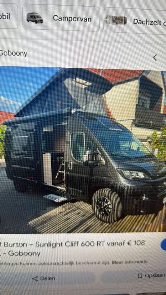 Fiat Camper Sunlight Cliff X 600 RT  met Hefdak ( 4 persoons )  5558 km picture 24