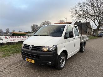 krockskadad bil bedrijf Volkswagen Transporter 2.0 TDI 75KW DUBBELE CABINE OPEN LAADBAK, AIRCO, N.A.P. 2014/11