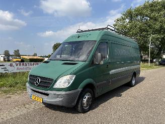 krockskadad bil bedrijf Mercedes Sprinter 516 CDI MAXI XXL MET DUBBELLUCHT ACHTER,  AIRCO, AUTOMAAT 2010/6