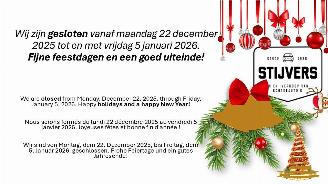 AC  Wij zijn gesloten vanaf maandag 22 december 2025 tot en met vrijdag 5 januari 2026.Fijne feestdagen en een goed uiteinde! picture 1