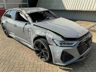 Salvage car Audi Rs6 RS 6 Avant (C8), Combi, 2019 4.0 V8 TFSI Mild Hybrid 32V 2020/10