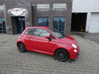 krockskadad bil auto Fiat 500S 1.2 Lounge 2014/10