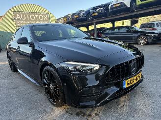 Coche accidentado Mercedes C-klasse 200 Autom. 150KW AMG-Line Schuifdak Clima Navi Sfeerverlichting Camera Led Xenon 2022/7