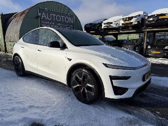 krockskadad bil auto Tesla Model Y 83 kWh Performance 346KW AWD Pano Clima Navi Sfeerverlichting NAP 2025/9
