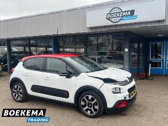 damaged passenger cars Citroën C3 1.2 PureTech Shine Automaat Navigatie Cruise Climate 2018/12