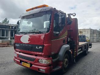 skadebil vrachtwagen DAF LF 220 Hiab Kraan 2002/10
