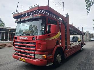 Unfall Kfz LKW Scania P P94 Autotransport 1999/4