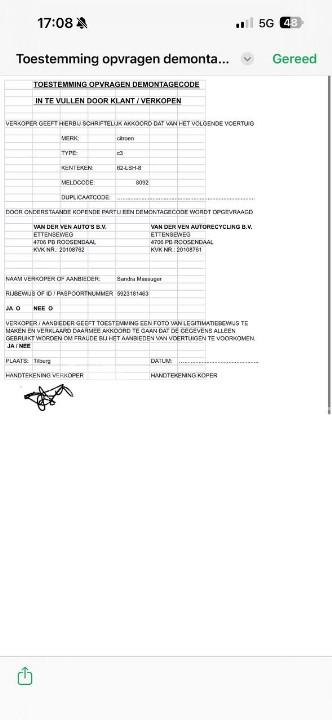 Citroën C3 C3 (SC) Hatchback 5-drs 1.4 16V VTi (EP3C(8FP)) [70kW]  (11-2009/10-20=
16)