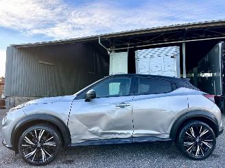 uszkodzony samochody osobowe Nissan Juke Gereserveerd 1.0 DIG-T 114pk 7-traps aut + f1 N-Design - 360cam - bose - leer - front + line + side assist - keyless 2021/6