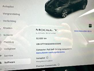 Tesla Model Y Long Range RWD 75kWh 351pk aut - pano - leer - carbon - 360cam - stoelverw v+a - multimedia achter - full self driving picture 24