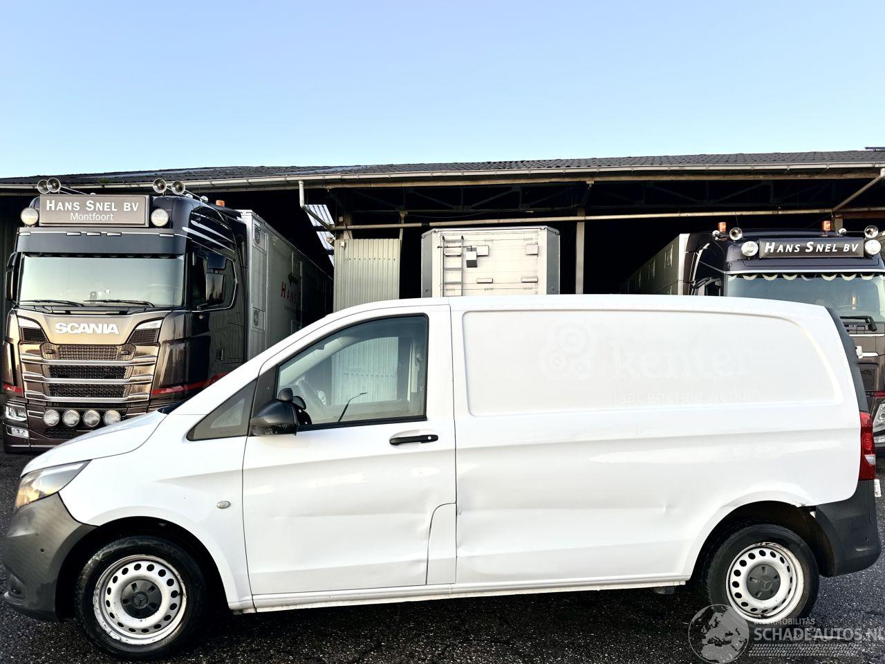 Mercedes Vito 114 CDI 136pk 7-traps aut + f1 euro.6 - nap - 1e eig - airco - cruise - pdc v+a - trekh - klapdeuren + wissers