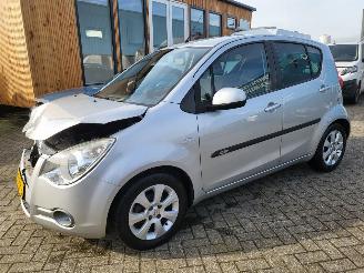 krockskadad bil auto Opel Agila INCL ONDERDELEN 1.0 benz 48 kw af fabriek LPG ,AIRCO, NAP 2010/10