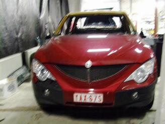 krockskadad bil auto Ssang yong Actyon a200 sports 4x4 escape automaat 2010/2