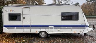 skadebil bedrijf Hobby Trafic Exclusive 560 UL Enkele bedden+Mover+Voortent 2004/2