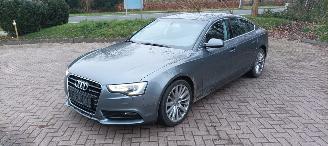 skadebil auto Audi A5 A5 Sportback 2.0-TDi Automaat Navi Bi-xenon&Led Led-Achterlichten Climatecontrol CruiseControl Stoelverwarming Lichtautomaat Regensensor Trekhaak Parkeersensoren 18-inch Audi velgen 2016/2