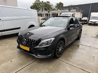 Voiture accidenté Mercedes C-klasse 250 CDI 4MATIC Prestige AMG-PANO-LEDER-NAVI-LUCHTVERING !! 2016/8