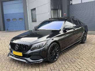Mercedes C-klasse 350e Hyrbid AMG Pakket Pano Burnmester NAP Nederlandse Auto picture 3
