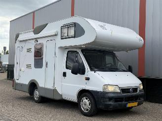 krockskadad bil auto Fiat  Camper KNAUS Sun Traveller alkoven 2003/1