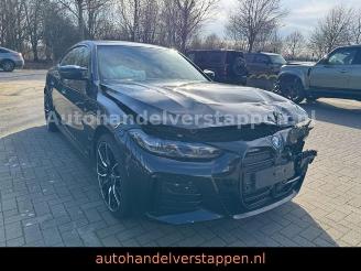 krockskadad bil auto BMW i4 Gran Coupe M-Sport M50 400KW Harman 2022/2