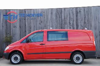 skadebil auto Mercedes Vito 111 CDi Lang Dubbele Cabine Klima 5-Persoons Trekhaak 85KW Euro 4 2009/4