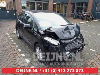 krockskadad bil auto Honda Jazz Jazz (GE6/GE8/GG/GP), Hatchback, 2008 / 2015 1.3 VTEC 16V Hybrid 2014/12