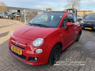 Vrakbiler auto Fiat 500 500C (312), Cabrio, 2009 1.2 69 2014/5