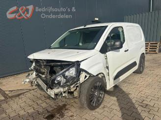 Vrakbiler auto Peugeot Partner Partner (EF/EU), Van, 2018 1.5 BlueHDi 100 2019/10