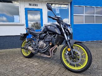 krockskadad bil motor Yamaha  MT07 35KW 2018/4